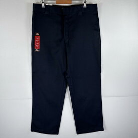古着 美品 ディッキーズ Dickies ワークパンツ 874 デッドストック タグ付き ストレート 大きいサイズ w40 L30 ネイビー メンズ 【中古】