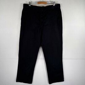 古着 ディッキーズ Dickies ワークパンツ 874 チノパン テーパード 大きいサイズ ワンポイントロゴ w40 L32 ブラック メンズ 【中古】