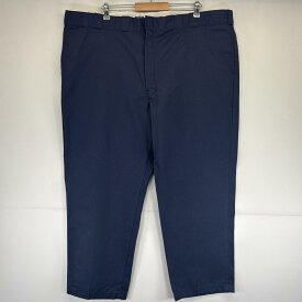 古着 ディッキーズ Dickies ワークパンツ 874 チノパン ワンポイントロゴ 大きいサイズ オリジナルフィット w48 L30 ネイビー メンズ 【中古】