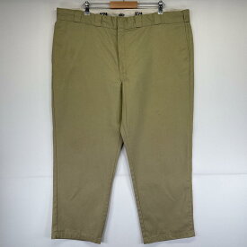 古着 ディッキーズ Dickies ワークパンツ 874 チノパン 大きいサイズ ワンポイントロゴ w46 L32 ベージュ系 メンズ 【中古】