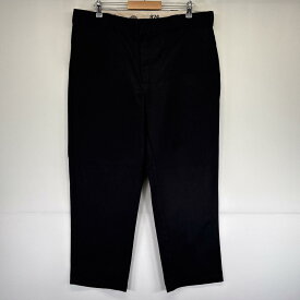 古着 ディッキーズ Dickies ワークパンツ 874 ワンポイントロゴ 長ズボン チノパン 大きいサイズ オリジナルフィット w40 L30 ブラック メンズ 【中古】