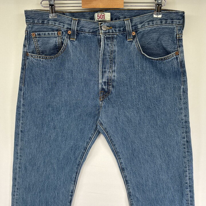 古着 リーバイス Levis デニムパンツ 501 ストレート 大きいサイズ ジーンズ ジーパン 5ポケット 長ズボン w44 L32  ブラック メンズ