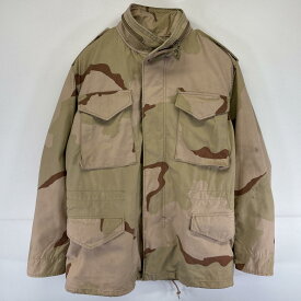 古着 90's/90年代 ミリタリー ミリタリージャケット M65 フィールドジャケット 米軍実物 デザートカモフラ SMALL REGULAR ベージュ系 メンズ 【中古】