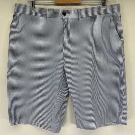 古着 ポロバイラルフローレン Polo by Ralph Lauren ショートパンツ ストライプ 半ズボン ハーフパンツ 短パン w38 ブルー メンズ 【中古】