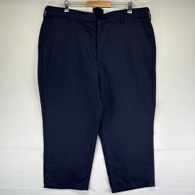 古着 レッドキャップ RED KAP ワークパンツ チノパン ワンポイントロゴ 大きいサイズ テーパード 長ズボン w42 L36 ネイビー メンズ 【中古】