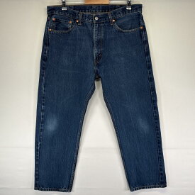 古着 リーバイス Levi's デニムパンツ 505 ストレート ジーンズ ジーパン 5ポケット 長ズボン 大きいサイズ w38 L29 ブルー メンズ 【中古】