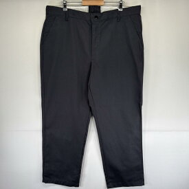 古着 レッドキャップ RED KAP ワークパンツ ストレート チノパン ワンポイントロゴ 長ズボン ジッパーフライ w42 グレー メンズ 【中古】