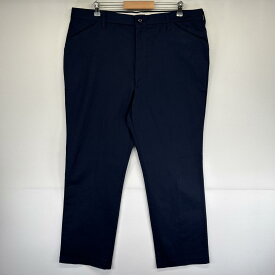 古着 レッドキャップ RED KAP ワークパンツ ストレート ロング丈 チノパン ワンポイントロゴ 長ズボン w42 L36 ネイビー メンズ 【中古】