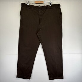 古着 ディッキーズ Dickies ワークパンツ 874 カラーパンツ チノパン ワンポイントロゴ 長ズボン w44 L34 ブラウン メンズ 【中古】