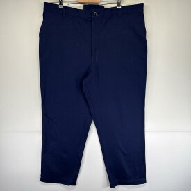 古着 レッドキャップ RED KAP ワークパンツ テーパード チノパン ワンポイントロゴ 長ズボン ジッパーフライ w44 ネイビー メンズ 【中古】