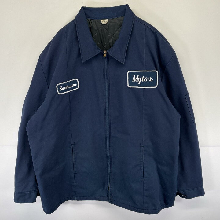 楽天市場】古着 ワークジャケット ワッペン TALONジップ フルジップ 襟 