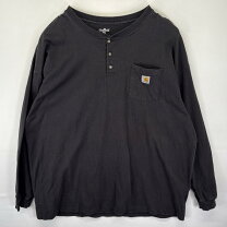 楽天市場】カーハート ヘンリーネック ロンt（Tシャツ・カットソー 