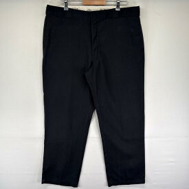古着 ディッキーズ Dickies パンツ 874 FLEX テーパード ワーク チノパン ジッパーフライ W40 L30 ブラック系 メンズ 【中古】