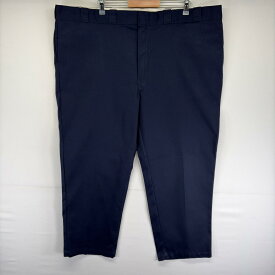 古着 ディッキーズ Dickies パンツ ワークパンツ 874 ジッパーフライ ストレート 大きいサイズ チノパン W50 L30 ネイビー系 メンズ 【中古】