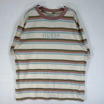 楽天市場】GUESS ゲス（柄ボーダー）（Tシャツ・カットソー｜トップス 