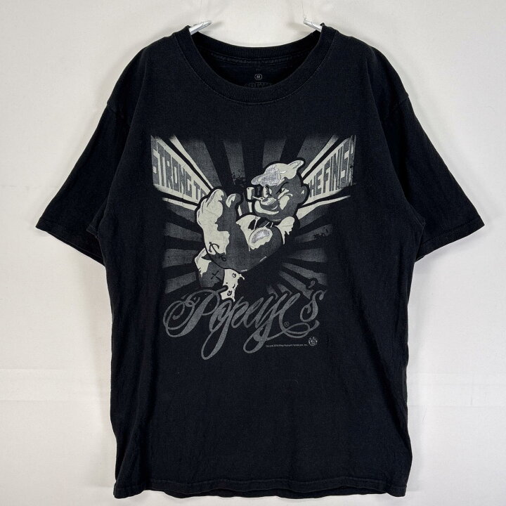 楽天市場】古着 ポパイ 半袖Tシャツ 両面 プリント キャラクター 肉厚 