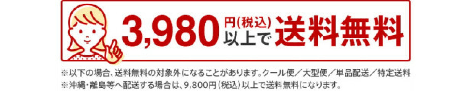 3980円送料無料