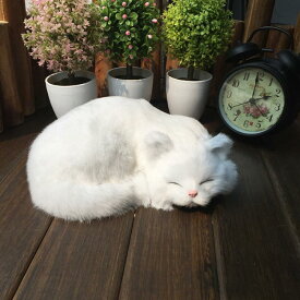 ネコ おしゃれ 子猫 ペットロス かわいい プレゼント 誕生日 眠るぬいぐるみ リアル 縫いぐるみ ねこ リアルぬいぐるみ ペット ギフト 子供 ラビットファー 大人 癒しグッズ 雑貨 お祝い 猫のぬいぐるみ おもちゃ 本物 家族 クリスマス プレゼント