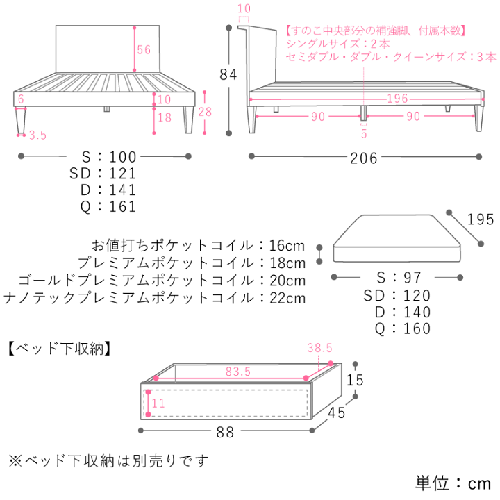 楽天市場】ベッド folk/NA クイーンサイズ フレームのみ ベッド 楽天市場】ベッド folk/NA クイーンサイズ フレームのみ ベッド