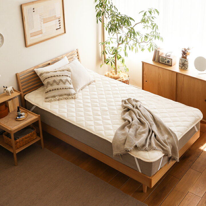 楽天市場】洗える ベッドパッド FIRA 敷きパッド パッドシーツ ダブル 