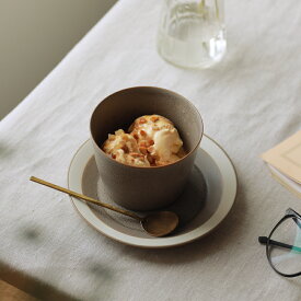 yumiko iihoshi porcelain×木村硝子店 dishes カップ Mサイズ 9cm 270ml サンドベージュ モスグレー 小鉢 食器 日本製 楽ギフ_包装 あす着対応
