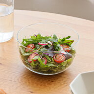 ボウル TG glass Heat-resistan Bowl Salad＆fruit 1100ml クリア 深澤直人 食器 楽ギフ_包装 あす着対応