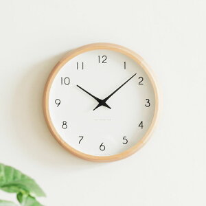 電波時計 掛け時計 Campagne カンパーニュ 北欧 ナチュラル シンプル 木製 レムノス 楽ギフ_包装 あす着対応