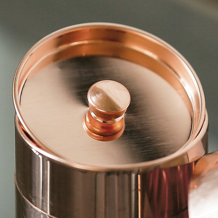 楽天市場 茶筒 Syuro 丸缶 日本製 コーヒー缶 保存容器 真鍮 銅 茶道具 収納雑貨 小物入れ おしゃれ あす楽対応 Recenoインテリア
