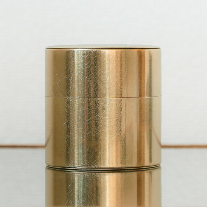 楽天市場 茶筒 Syuro 丸缶 日本製 コーヒー缶 保存容器 真鍮 銅 茶道具 収納雑貨 小物入れ おしゃれ あす楽対応 Recenoインテリア