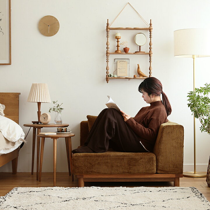 KUUM Sofa 1人掛けソファー クーム ソファ ブラウン おりあっ
