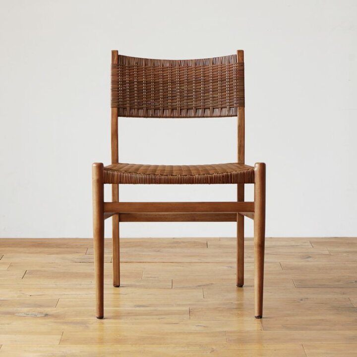 楽天市場】ダイニングチェア WICKER／BR ブラウン チェア 椅子 