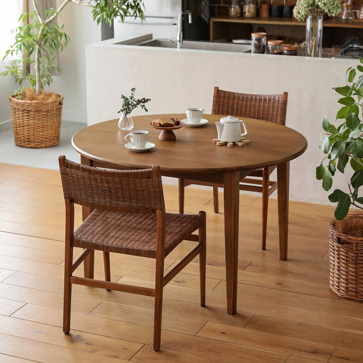 楽天市場】ダイニング 3点セット folk＆WICKER／BR ダイニングセット 
