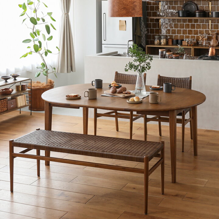 楽天市場】ダイニング 4点セット folk＆WICKER／BR ダイニングセット  