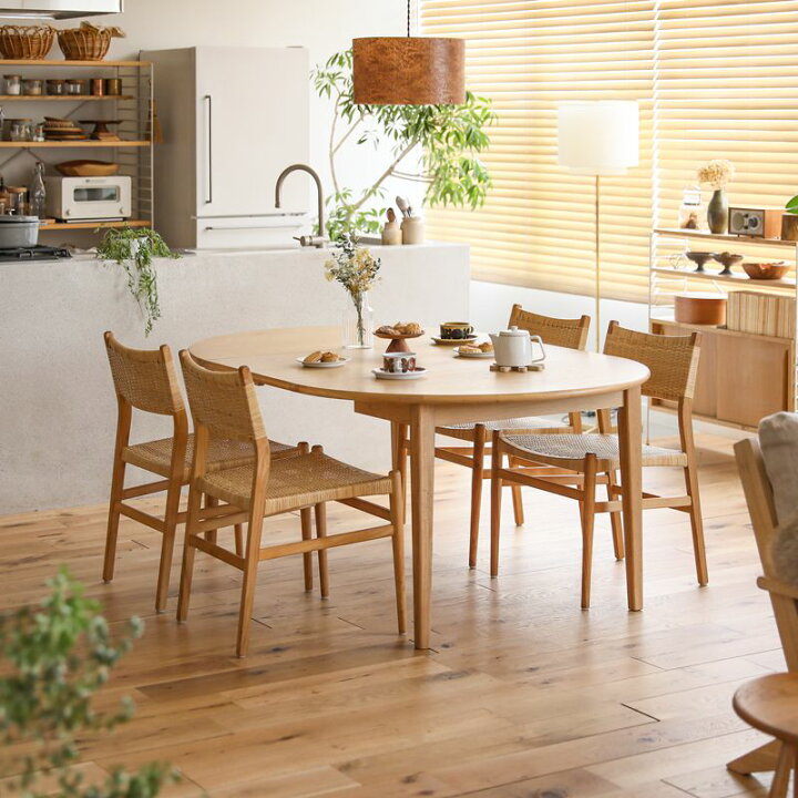 楽天市場】ダイニング 5点セット folk＆WICKER／NA ダイニングセット 