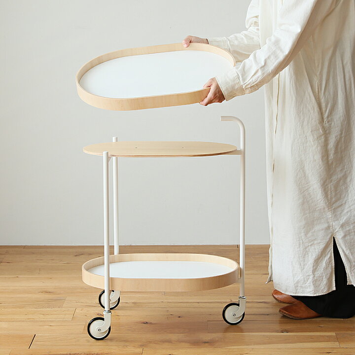 楽天市場】キッチンワゴン MOHEIM TROLLEY モヘイム トローリー 