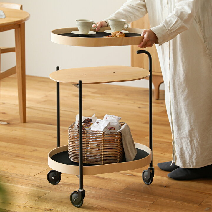楽天市場】キッチンワゴン MOHEIM TROLLEY モヘイム トローリー