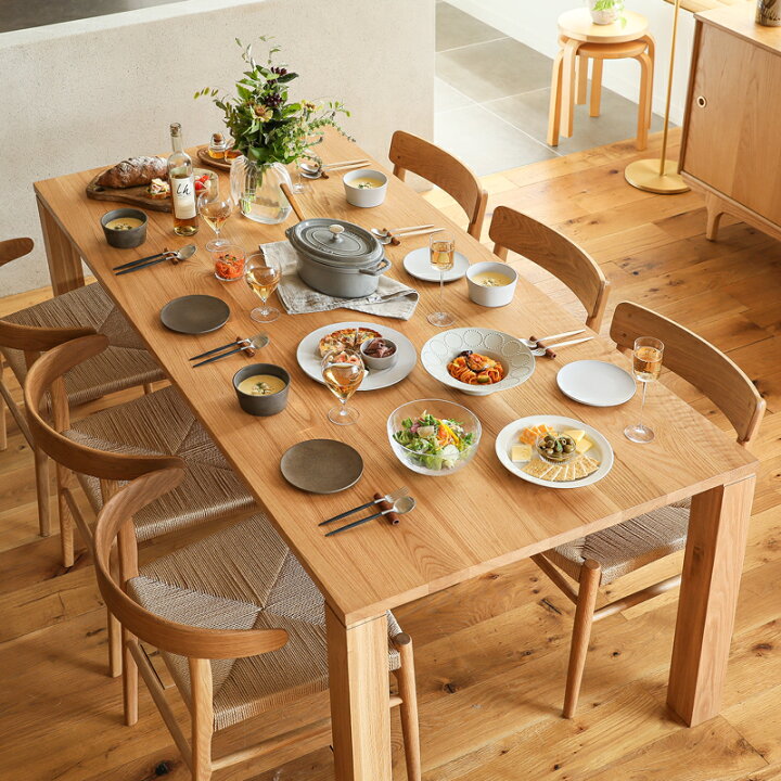 楽天市場】Re:CENO product｜ダイニングテーブル OAK 180×90 