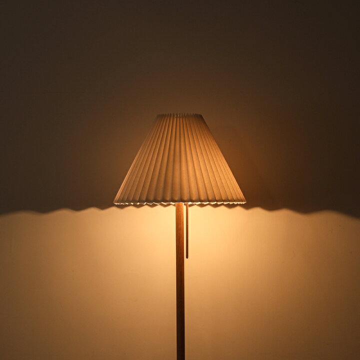 楽天市場】フロアライト 照明 スタンドライト Oak＆Pleats LED電球付属 