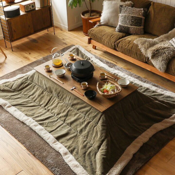 楽天市場】こたつテーブル FAM／BR ミッドブラウン 長方形 120×60cm 