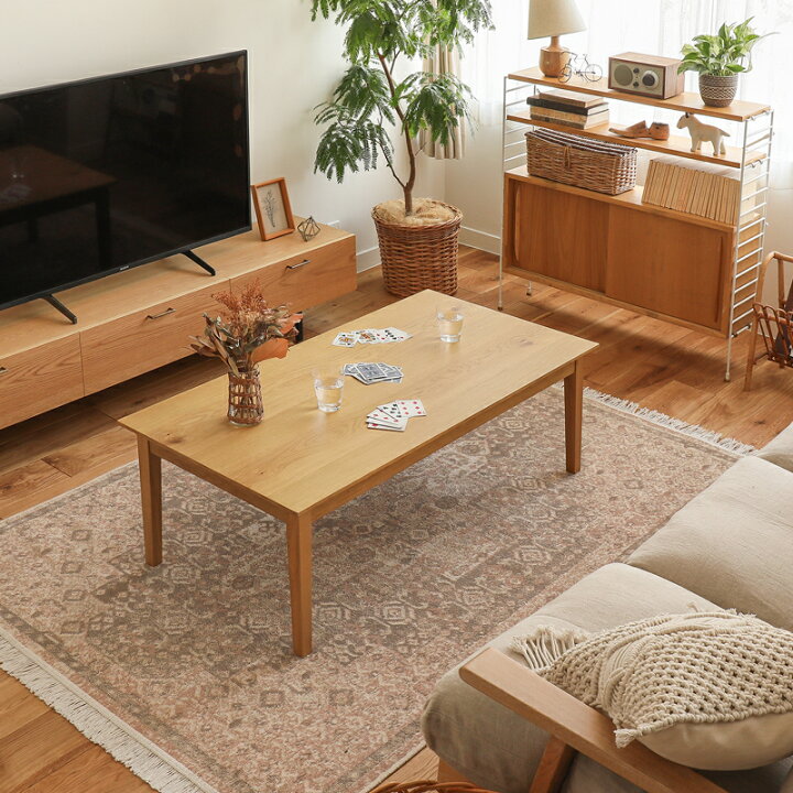 楽天市場】こたつテーブル FAM／NA ナチュラル 長方形 120×60cm 北欧 