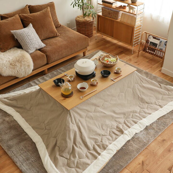 楽天市場】こたつテーブル FAM／NA ナチュラル 長方形 120×60cm 北欧 