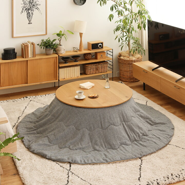 楽天市場】こたつ布団 こたつ 円形タイプ 200×200cm Twill 