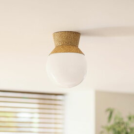 シーリングライト SHIF 天井照明 LED電球（60W）付属 ガラス 紙布 日本製 ナチュラル ヴィンテージ 送料無料 あす楽対応