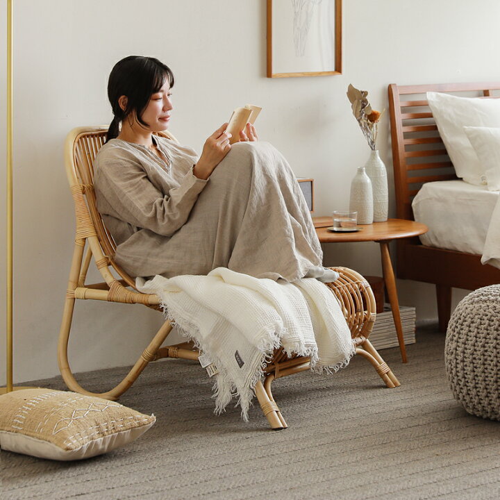 楽天市場】ラウンジチェア LYKKE リュッケ ラタン チェア インドネシア 