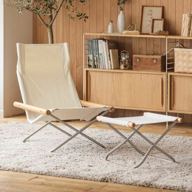 ラウンジチェア オットマン NychairX チェア 椅子 リビング 綿 ビーチ 天然木 日本製 ナチュラル ヴィンテージ 北欧 シンプル 送料無料 即日出荷可能