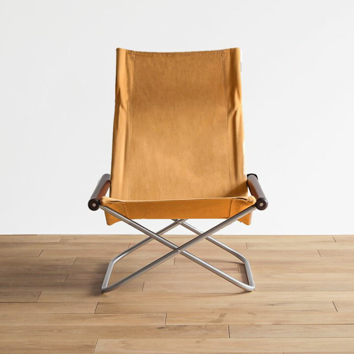 フォールディニング チェア NYCHAIRX オレンジ×ブラウン