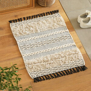 �t���A�}�b�g POP CORN STRIPE MAT 50×70 �C���h�� �R�b�g�� �� ���O ���O�}�b�g �����` ���փ}�b�g ���ʏ� �L�b�`���}�b�g �l�p�` 33089 94939 �������Ή�