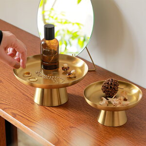 fog linen work ブラスケーキスタンド SSサイズ 直径12cm 置物 オブジェ プレート 真鍮 インド製 HP011SS あす着