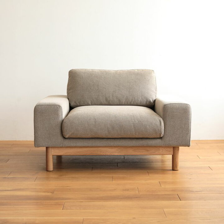 楽天市場】1人掛けソファー SIEVE bulge sofa 北欧 ナチュラル 布地 
