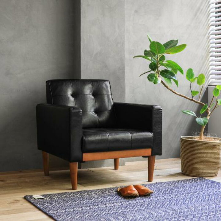 楽天市場】ソファ ソファ 一人掛け 1人掛け ヴィンテージ FIX-Leather 